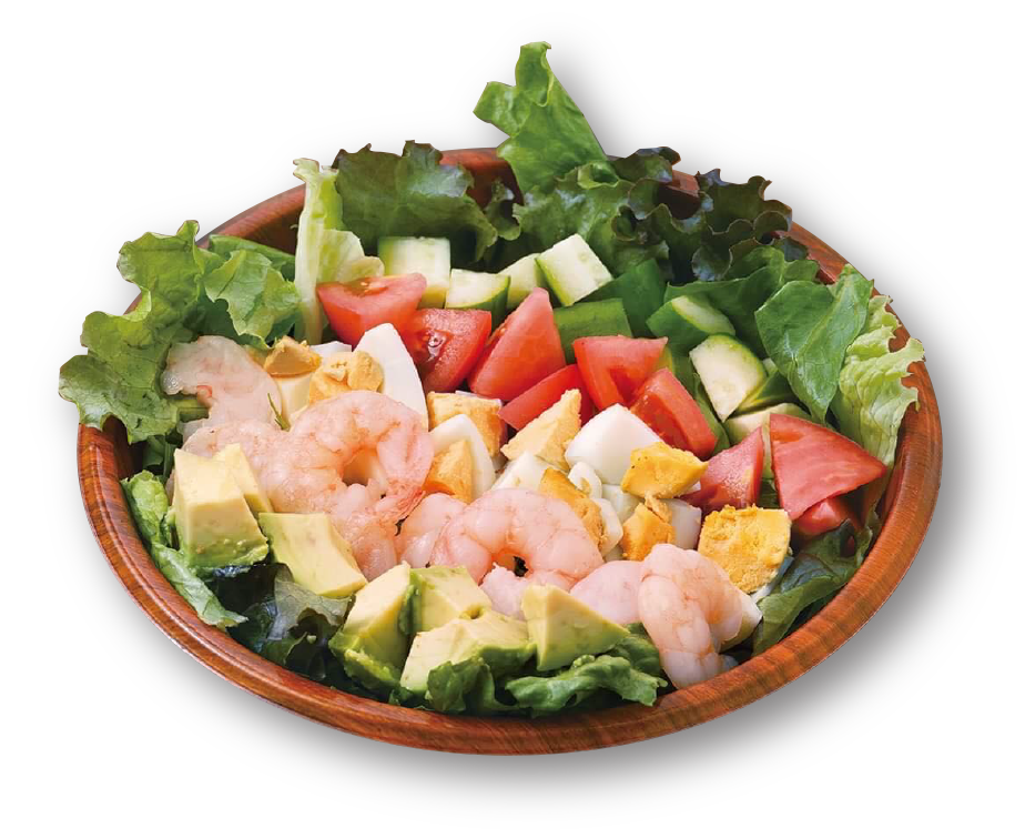 パティスリーカフェひばりテイクアウトもできるメニューのコブサラダ (2)